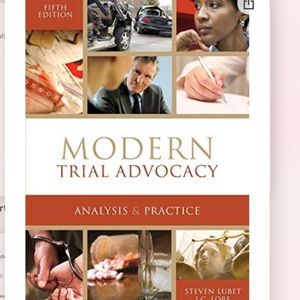 Modern Trial Advocacy Analysis & Practice: Fifth Edition (NITA), Law School